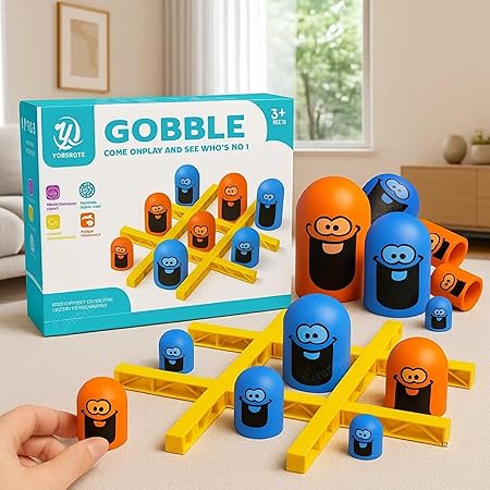 Gobble 21st Century 3D Version of Classic Tic-Tac-Toe